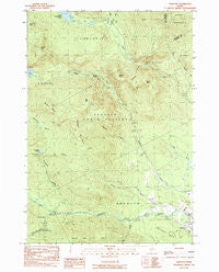Andover Maine Historical topographic map, 1:24000 scale, 7.5 X 7.5 Minute, Year 1984