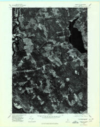 Anson SE Maine Historical topographic map, 1:24000 scale, 7.5 X 7.5 Minute, Year 1975