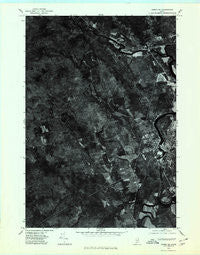 Anson SW Maine Historical topographic map, 1:24000 scale, 7.5 X 7.5 Minute, Year 1976