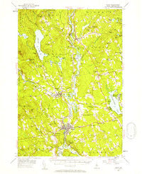 Anson Maine Historical topographic map, 1:62500 scale, 15 X 15 Minute, Year 1955
