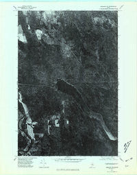 Ashland SE Maine Historical topographic map, 1:24000 scale, 7.5 X 7.5 Minute, Year 1975