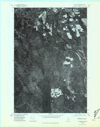Ashland SW Maine Historical topographic map, 1:24000 scale, 7.5 X 7.5 Minute, Year 1975
