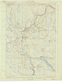 Ashland Maine Historical topographic map, 1:62500 scale, 15 X 15 Minute, Year 1934