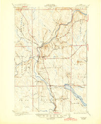 Ashland Maine Historical topographic map, 1:62500 scale, 15 X 15 Minute, Year 1934