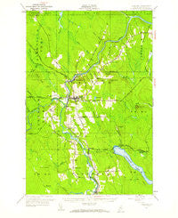Ashland Maine Historical topographic map, 1:62500 scale, 15 X 15 Minute, Year 1953