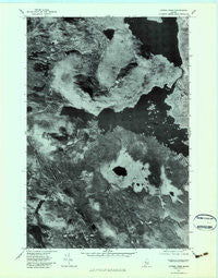 Attean Pond Maine Historical topographic map, 1:24000 scale, 7.5 X 7.5 Minute, Year 1977