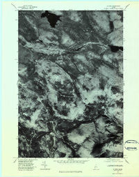 B Pond Maine Historical topographic map, 1:24000 scale, 7.5 X 7.5 Minute, Year 1977