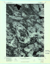 B Pond Maine Historical topographic map, 1:24000 scale, 7.5 X 7.5 Minute, Year 1977