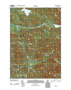 B Pond Maine Historical topographic map, 1:24000 scale, 7.5 X 7.5 Minute, Year 2011