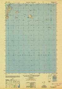 Bailey Island Maine Historical topographic map, 1:25000 scale, 7.5 X 7.5 Minute, Year 1950
