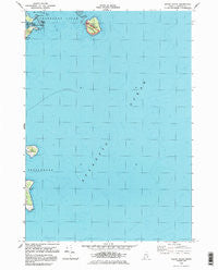 Baker Island Maine Historical topographic map, 1:24000 scale, 7.5 X 7.5 Minute, Year 1983