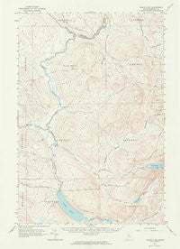 Baker Lake Maine Historical topographic map, 1:62500 scale, 15 X 15 Minute, Year 1962