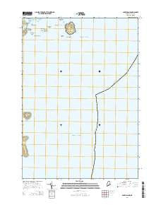 Baker Island Maine Current topographic map, 1:24000 scale, 7.5 X 7.5 Minute, Year 2014