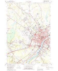 Bangor Maine Historical topographic map, 1:24000 scale, 7.5 X 7.5 Minute, Year 1978