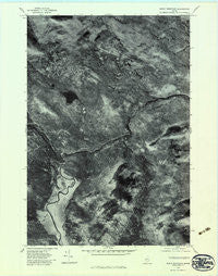 Basin Mountain Maine Historical topographic map, 1:24000 scale, 7.5 X 7.5 Minute, Year 1977