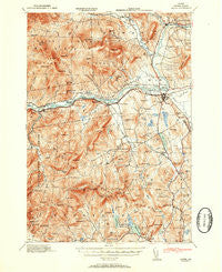 Bethel Maine Historical topographic map, 1:62500 scale, 15 X 15 Minute, Year 1953