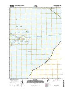 Biddeford Pool Maine Current topographic map, 1:24000 scale, 7.5 X 7.5 Minute, Year 2014