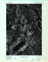 Big Spencer Mountain Maine Historical topographic map, 1:24000 scale, 7.5 X 7.5 Minute, Year 1977