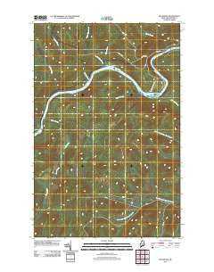 Big Rapids Maine Historical topographic map, 1:24000 scale, 7.5 X 7.5 Minute, Year 2011