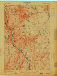 Bingham Maine Historical topographic map, 1:62500 scale, 15 X 15 Minute, Year 1905