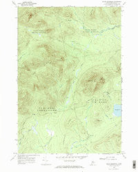 Black Mountain Maine Historical topographic map, 1:24000 scale, 7.5 X 7.5 Minute, Year 1969