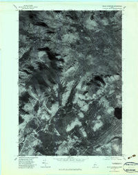 Black Mountain Maine Historical topographic map, 1:24000 scale, 7.5 X 7.5 Minute, Year 1977