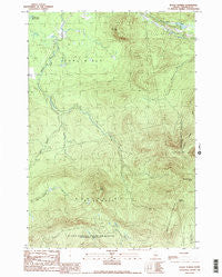 Black Nubble Maine Historical topographic map, 1:24000 scale, 7.5 X 7.5 Minute, Year 1989