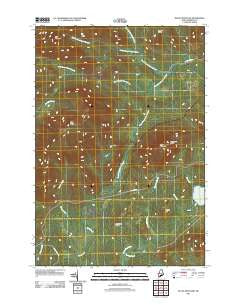 Black Mountain Maine Historical topographic map, 1:24000 scale, 7.5 X 7.5 Minute, Year 2011