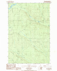 Blue Brook Maine Historical topographic map, 1:24000 scale, 7.5 X 7.5 Minute, Year 1986