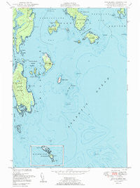 Bois Bubert Maine Historical topographic map, 1:24000 scale, 7.5 X 7.5 Minute, Year 1950