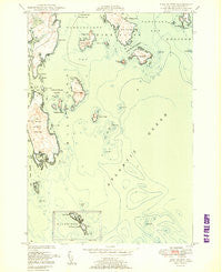 Bois Bubert Maine Historical topographic map, 1:24000 scale, 7.5 X 7.5 Minute, Year 1950