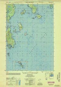 Bois Bubert Maine Historical topographic map, 1:25000 scale, 7.5 X 7.5 Minute, Year 1953