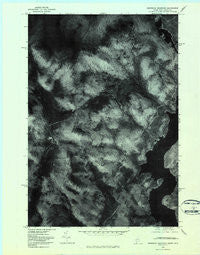 Bosebuck Mountain Maine Historical topographic map, 1:24000 scale, 7.5 X 7.5 Minute, Year 1976