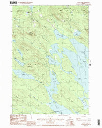 Bottle Lake Maine Historical topographic map, 1:24000 scale, 7.5 X 7.5 Minute, Year 1988