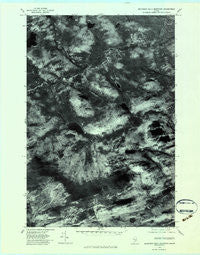 Boundary Bald Mountain Maine Historical topographic map, 1:24000 scale, 7.5 X 7.5 Minute, Year 1977