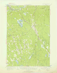 Boyd Lake Maine Historical topographic map, 1:62500 scale, 15 X 15 Minute, Year 1955