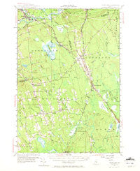 Boyd Lake Maine Historical topographic map, 1:62500 scale, 15 X 15 Minute, Year 1955