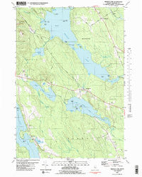 Branch Lake Maine Historical topographic map, 1:24000 scale, 7.5 X 7.5 Minute, Year 1981