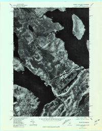 Brassua Lake East Maine Historical topographic map, 1:24000 scale, 7.5 X 7.5 Minute, Year 1977