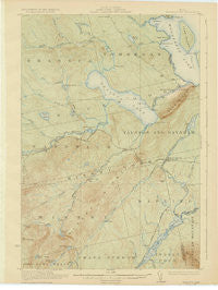 Brassua Lake Maine Historical topographic map, 1:62500 scale, 15 X 15 Minute, Year 1923