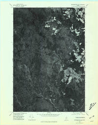 Bridgewater NW Maine Historical topographic map, 1:24000 scale, 7.5 X 7.5 Minute, Year 1975