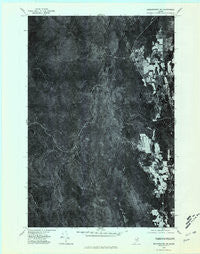 Bridgewater SW Maine Historical topographic map, 1:24000 scale, 7.5 X 7.5 Minute, Year 1975