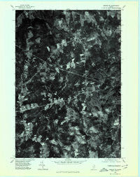Brooks NW Maine Historical topographic map, 1:24000 scale, 7.5 X 7.5 Minute, Year 1975