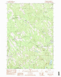 Brooks West Maine Historical topographic map, 1:24000 scale, 7.5 X 7.5 Minute, Year 1982