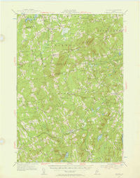 Brooks Maine Historical topographic map, 1:62500 scale, 15 X 15 Minute, Year 1955