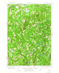 Brooks Maine Historical topographic map, 1:62500 scale, 15 X 15 Minute, Year 1955