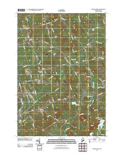 Brooks West Maine Historical topographic map, 1:24000 scale, 7.5 X 7.5 Minute, Year 2011