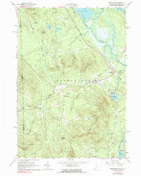 Brownfield Maine Historical topographic map, 1:24000 scale, 7.5 X 7.5 Minute, Year 1964