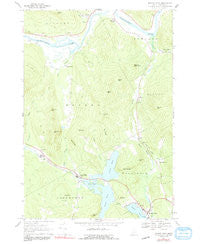 Bryant Pond Maine Historical topographic map, 1:24000 scale, 7.5 X 7.5 Minute, Year 1967