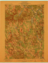 Buckfield Maine Historical topographic map, 1:62500 scale, 15 X 15 Minute, Year 1913